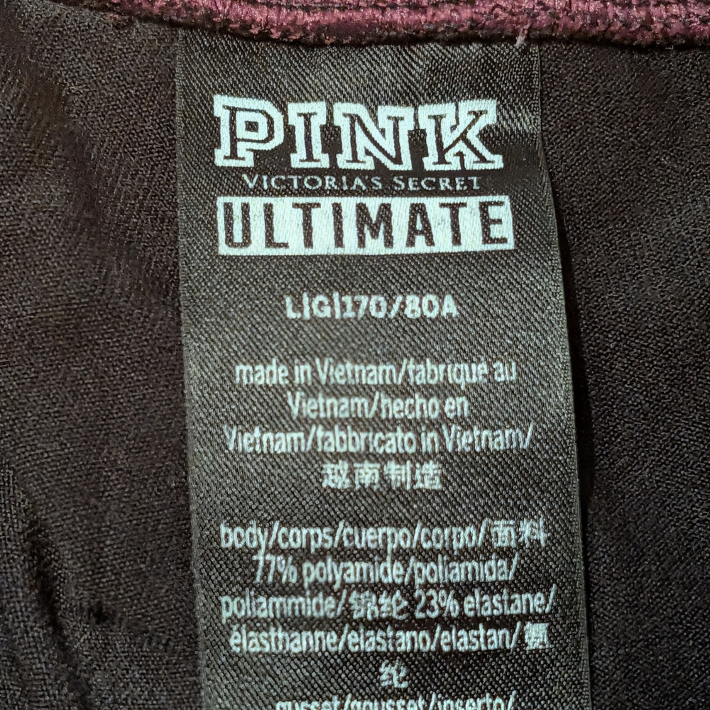 PINK Victoria's Secret Ultimate Black Top - Black